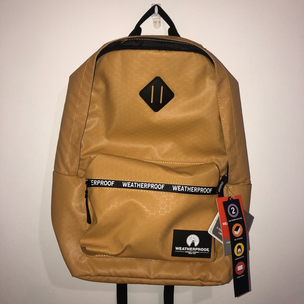 Weatherproof Tan Backpack for Women